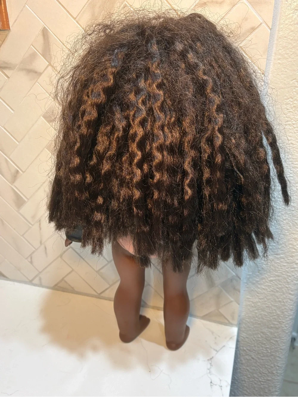 American Girl Doll  18” World by Us Makena Williams w/Original Black Jacket